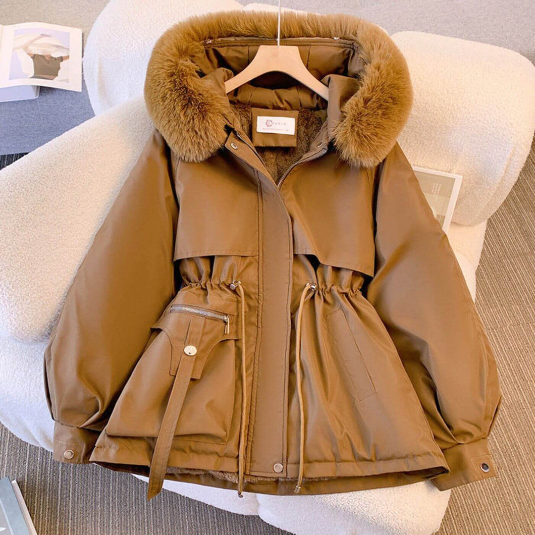 Sabrina - Comfortable Fur Lined Winter Coat
