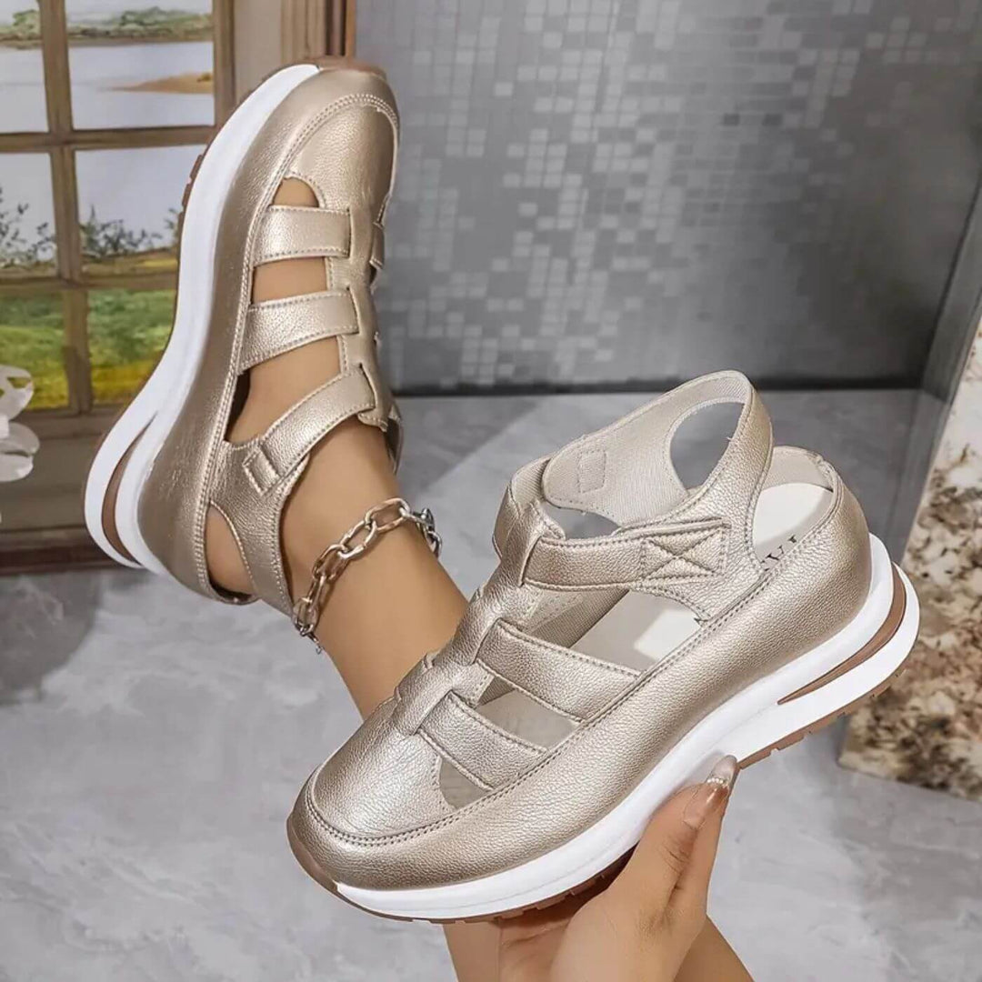 Kelsea - Closed Toe Orthopedic Sandals