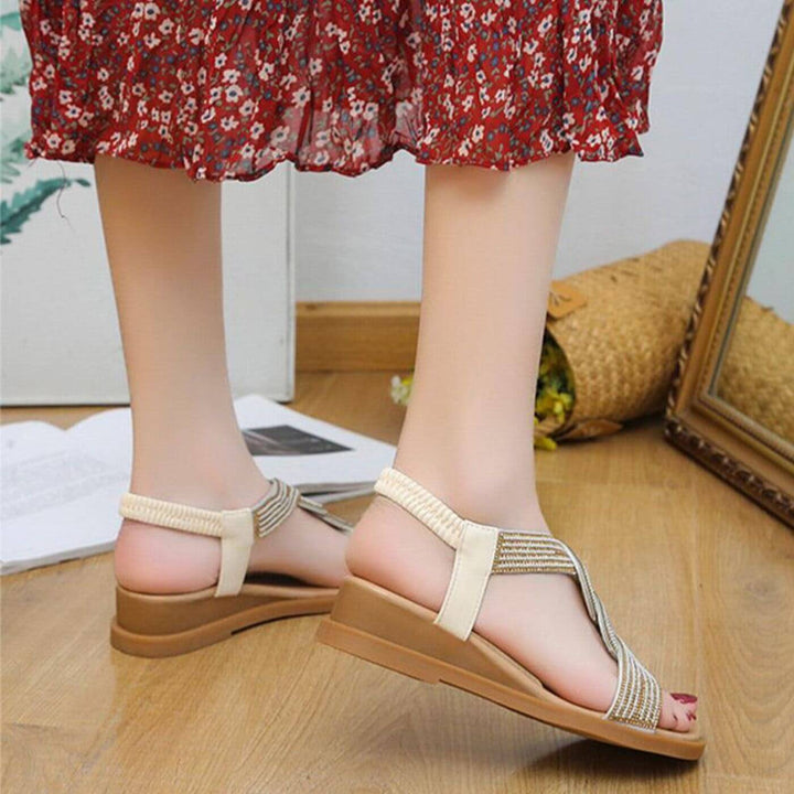 Kristen – Elegant Closed Toe Orthopedic Wedge Sandals