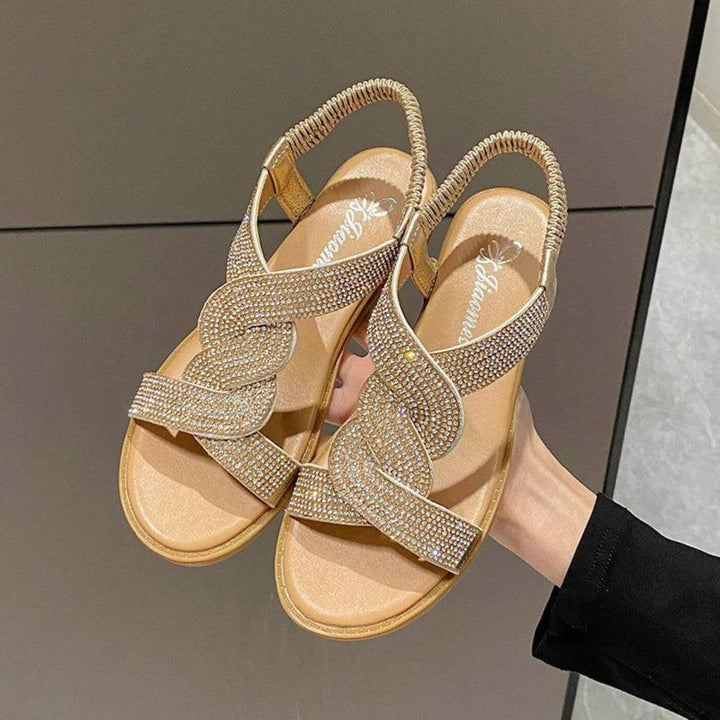 Kristen – Elegant Closed Toe Orthopedic Wedge Sandals