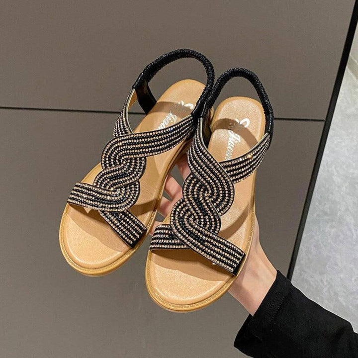Kristen – Elegant Closed Toe Orthopedic Wedge Sandals