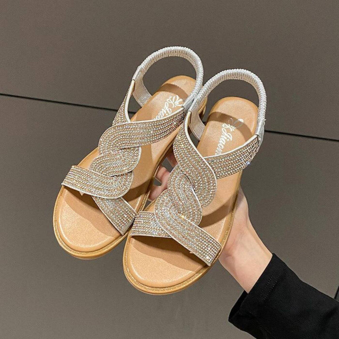 Kristen – Elegant Closed Toe Orthopedic Wedge Sandals