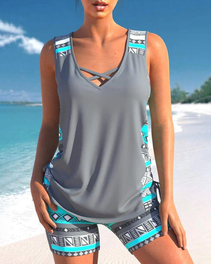 Kristin - Premium Tankini Swimming Set