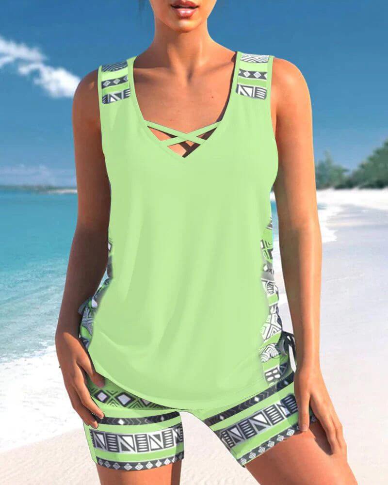 Kristin - Premium Tankini Swimming Set