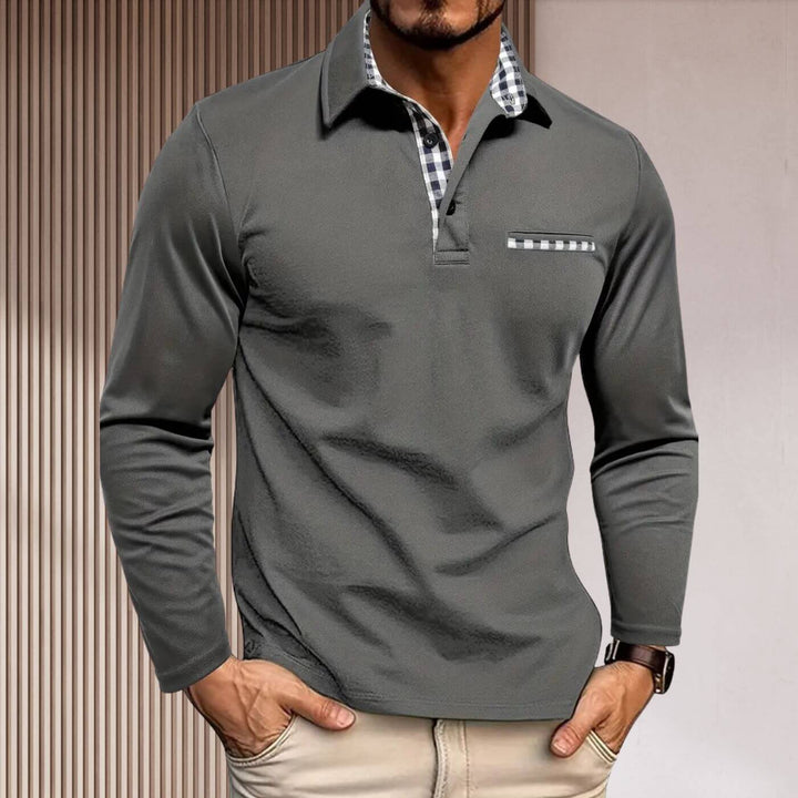Kyle – Stylish Fitted Long Sleeve Shirt