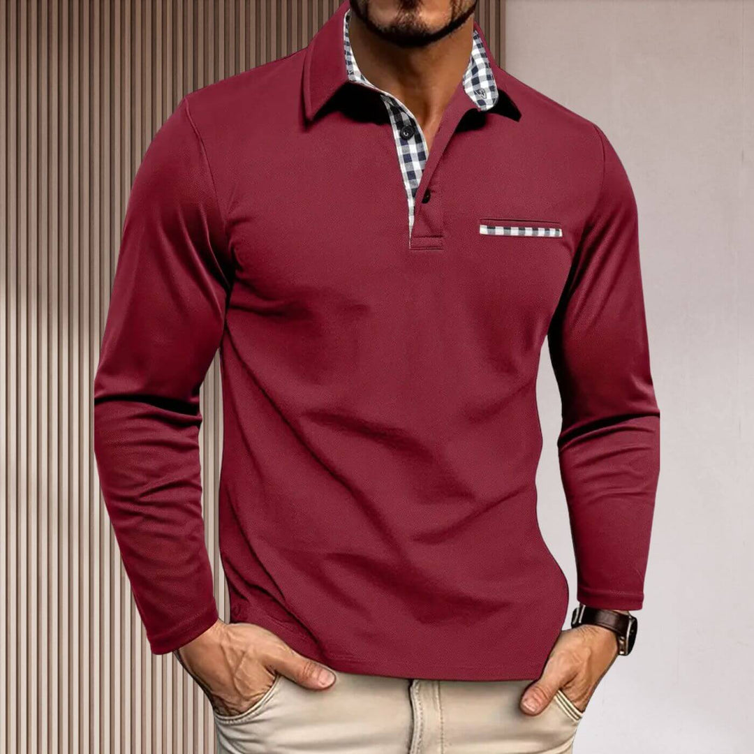Kyle – Stylish Fitted Long Sleeve Shirt