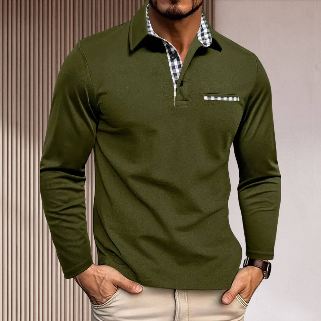 Kyle – Stylish Fitted Long Sleeve Shirt