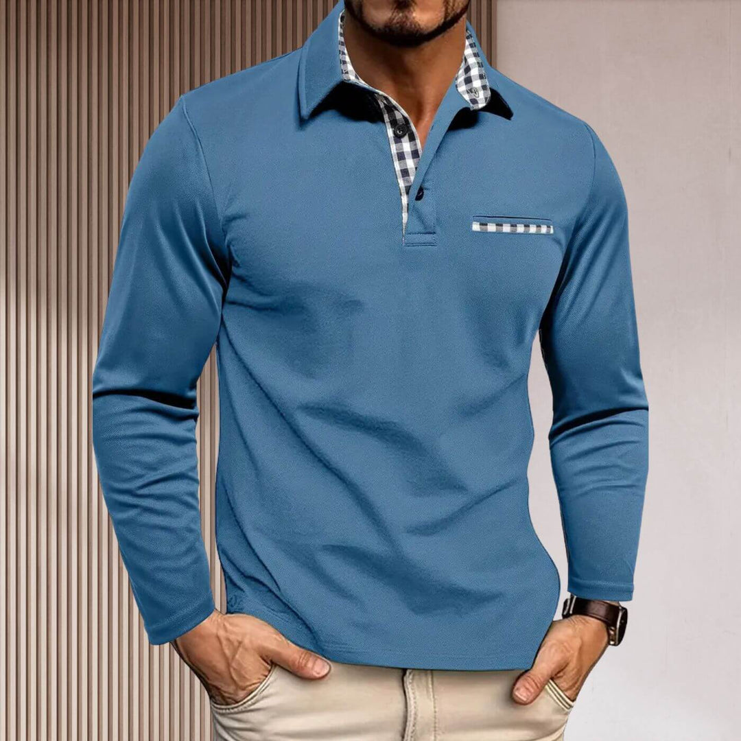 Kyle – Stylish Fitted Long Sleeve Shirt