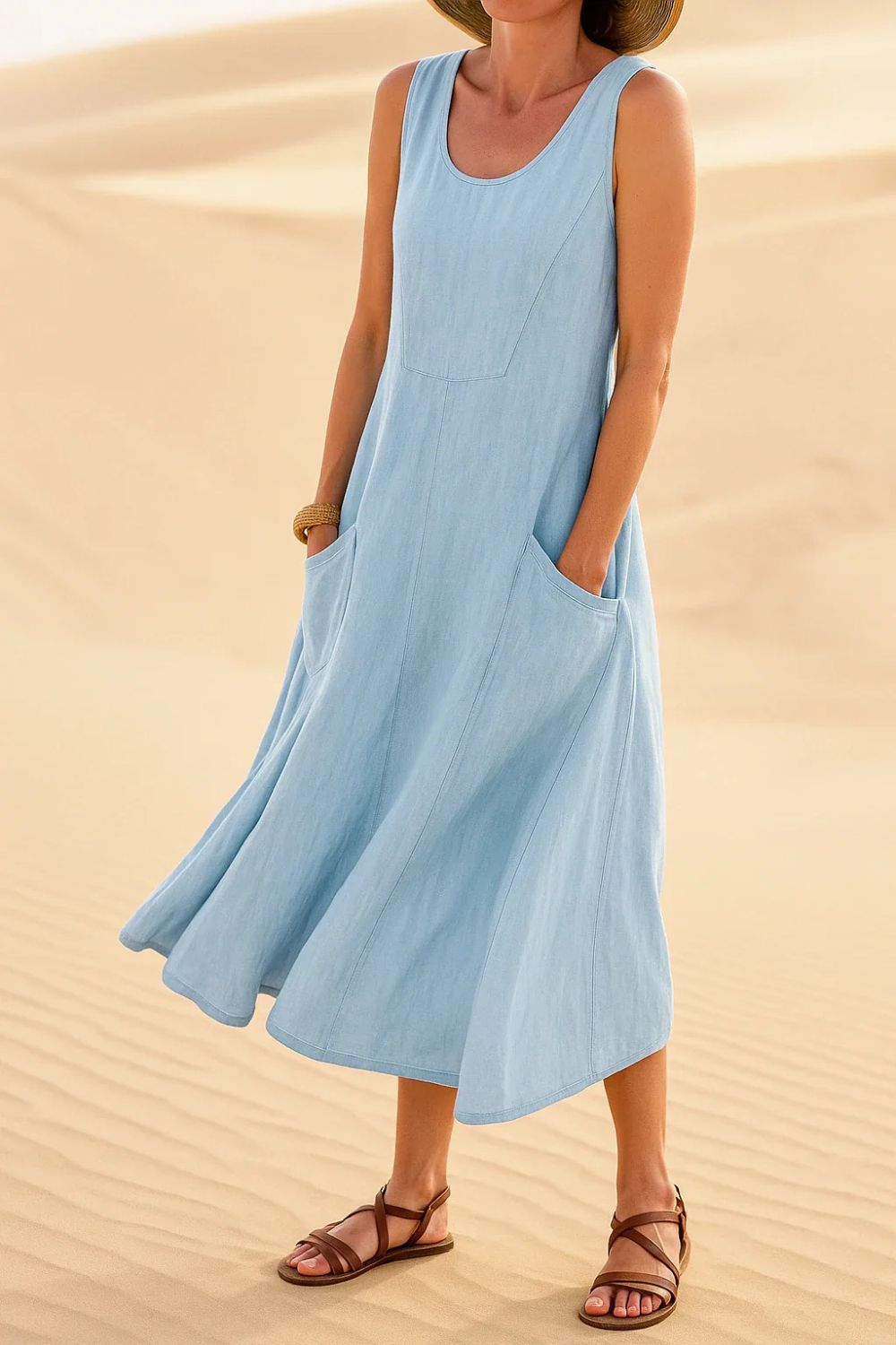 Lauren - Elegant Sleeveless Summer Dress