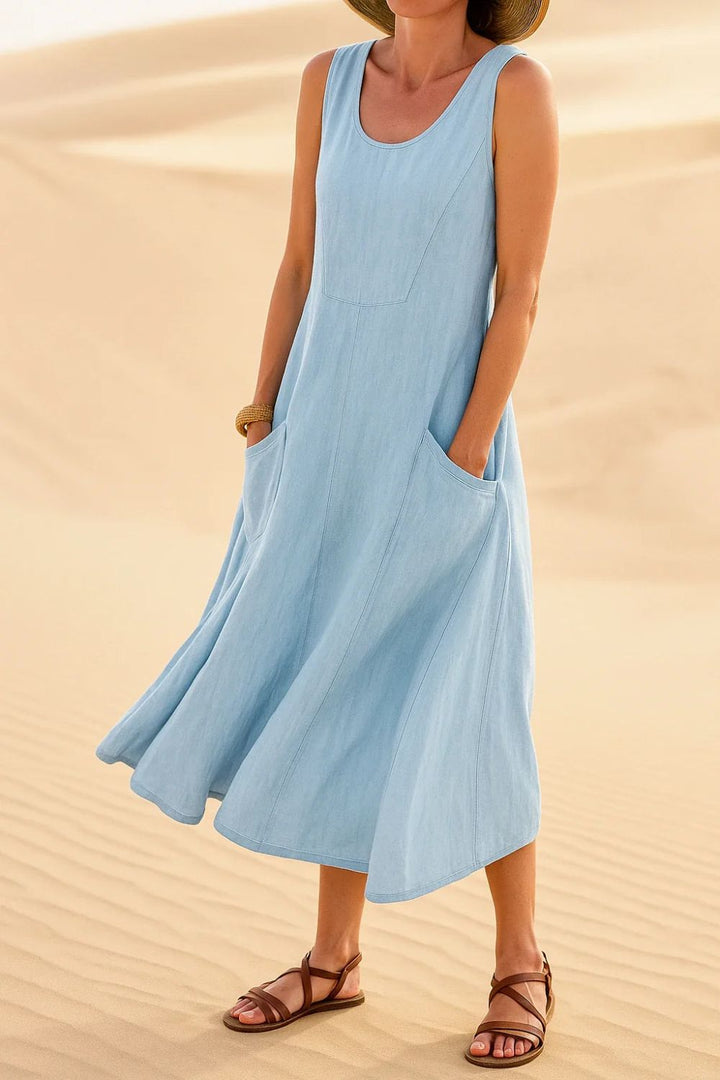 Lauren - Elegant Sleeveless Summer Dress