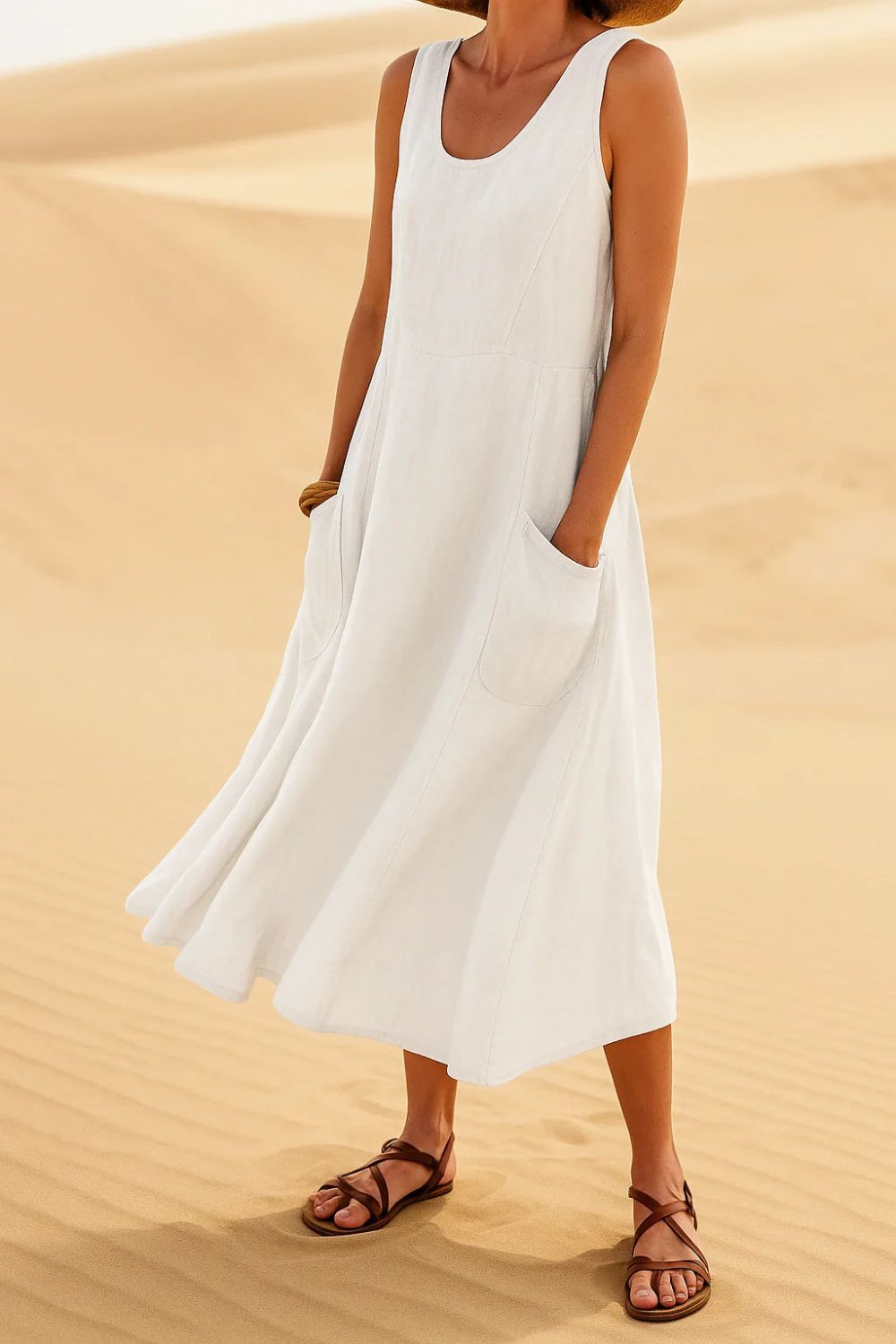 Lauren - Elegant Sleeveless Summer Dress