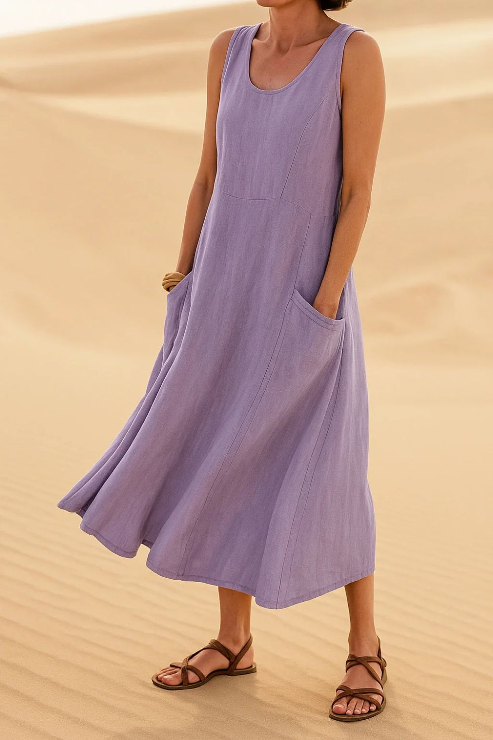 Lauren - Elegant Sleeveless Summer Dress