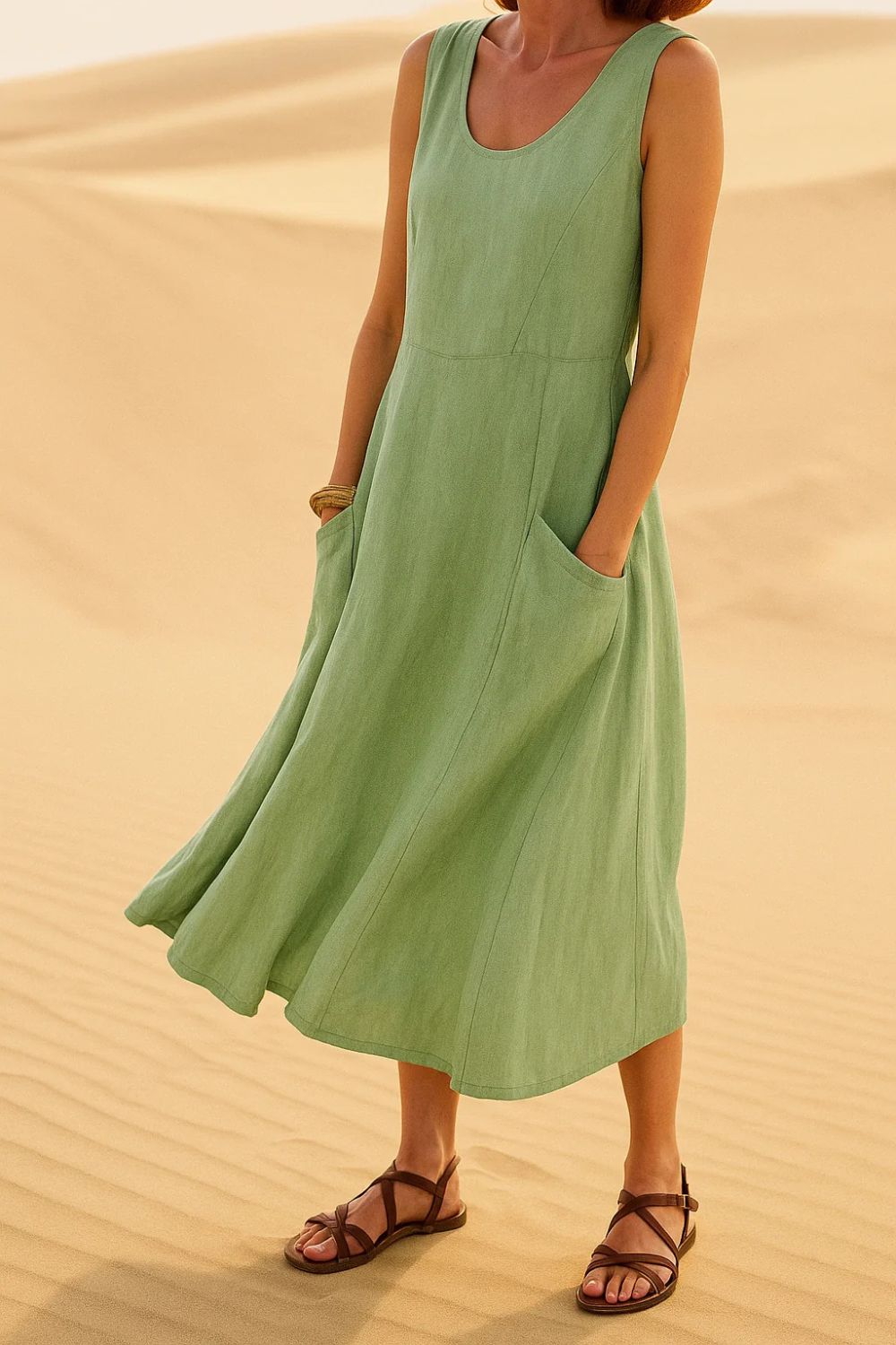 Lauren - Elegant Sleeveless Summer Dress