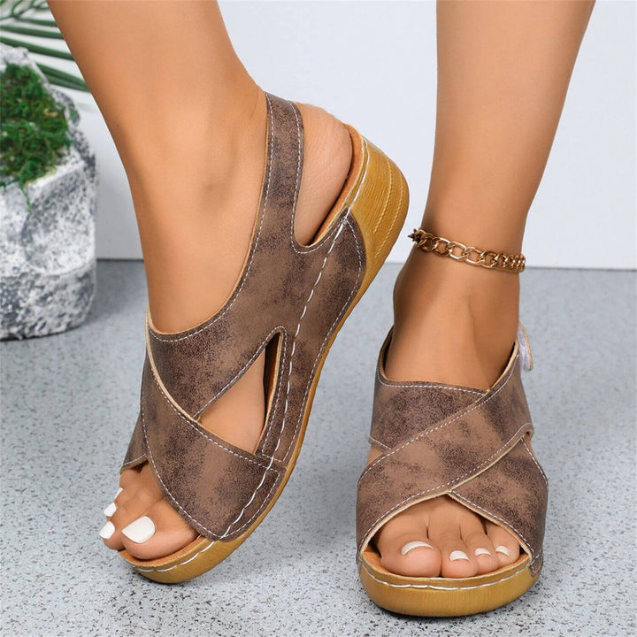 Layla – Comfortable Orthopedic Wedge Sandals