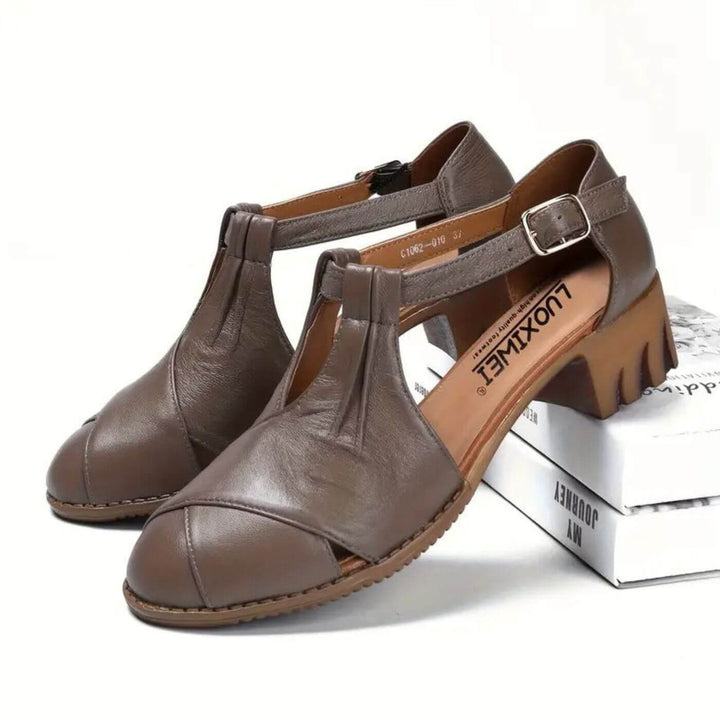 Leah - Premium Leather Orthopedic Sandals