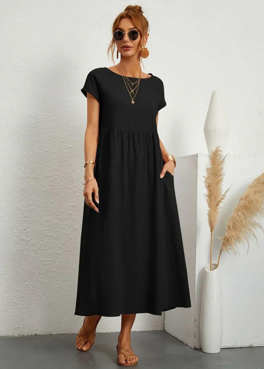 Leilani – Elegant Summer Dress with Pockets