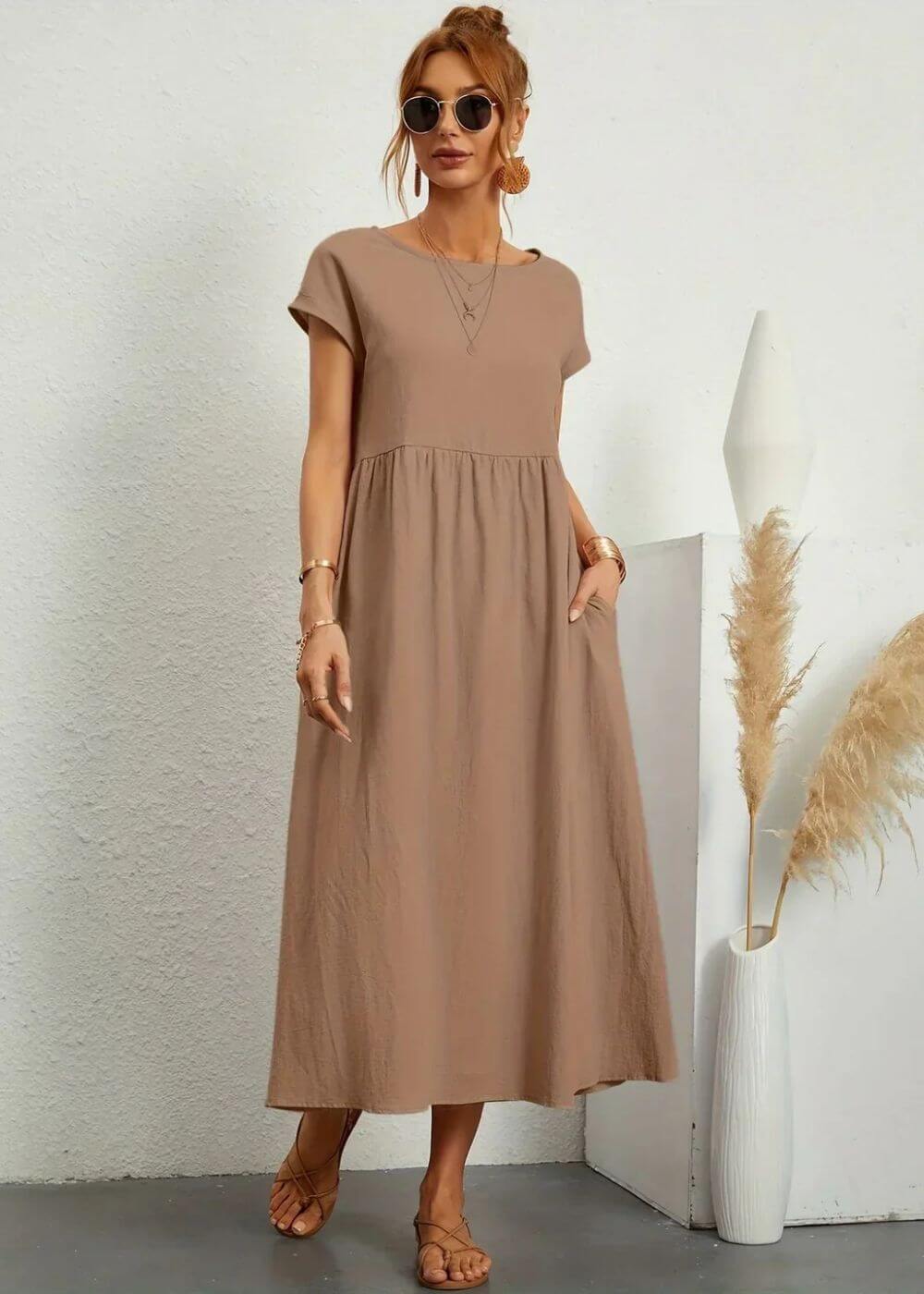 Leilani – Elegant Summer Dress with Pockets