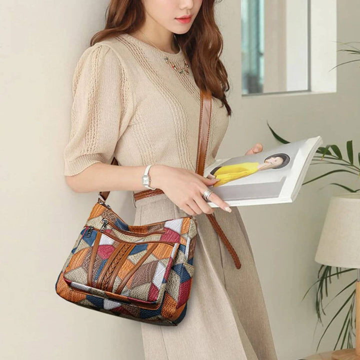 Lisa - Vintage Vegan Leather Handbag