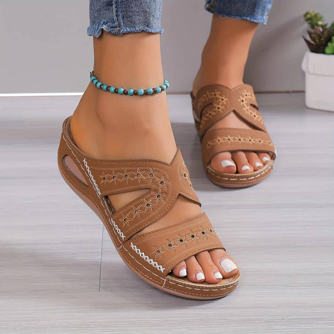 Lucia - Orthopedic Comfort Wedge Sandals
