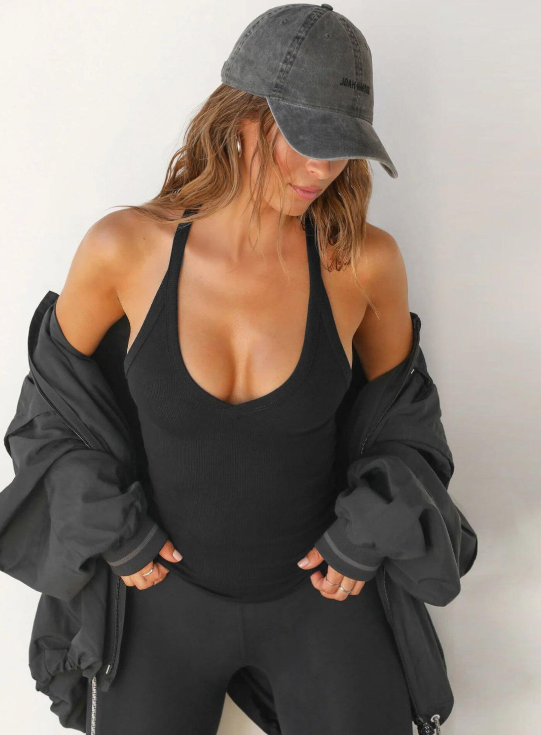 Maegan - Deep V-Neck Tank Top