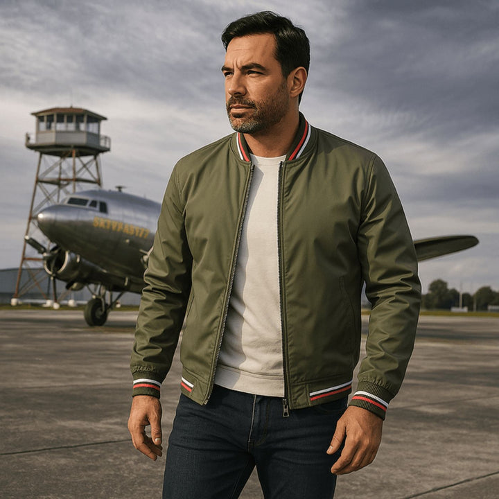 Marvin – Lightweight Windbreaker Zip-Up Jacket