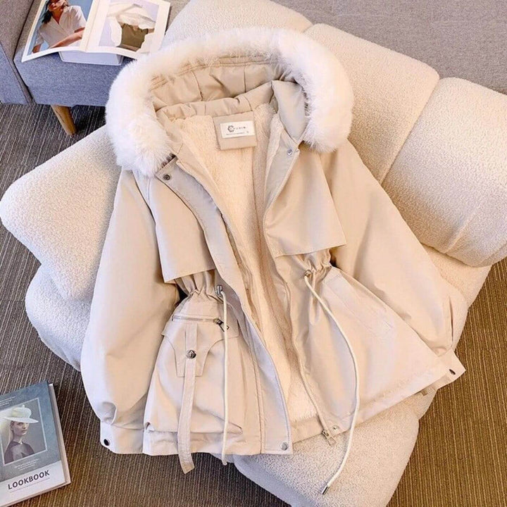 Matilda - Stylish Fur Lined Hooded Winter Jacket