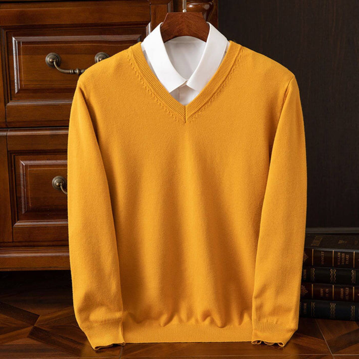 Matthew - Trendy V-Neck Men's Sweater