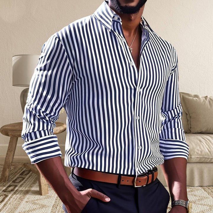Maverick – Stripe Long Sleeve Shirt