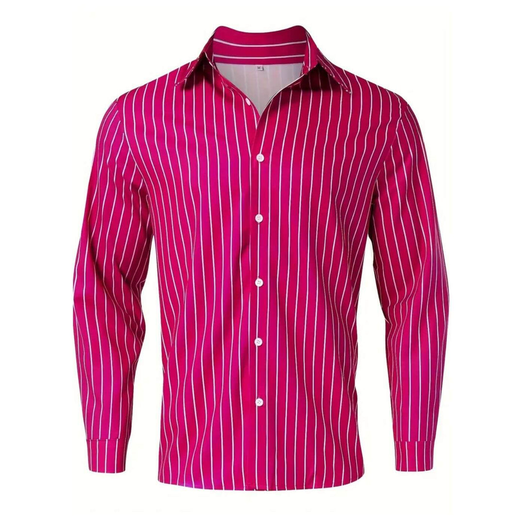Nikolas - Stylish Striped Long Sleeve Shirt