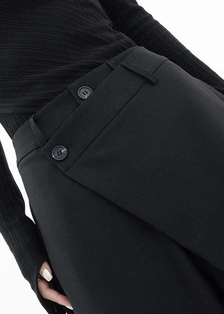 Olivia - Asymmetrical Layer Wide Leg Comfortable Pants