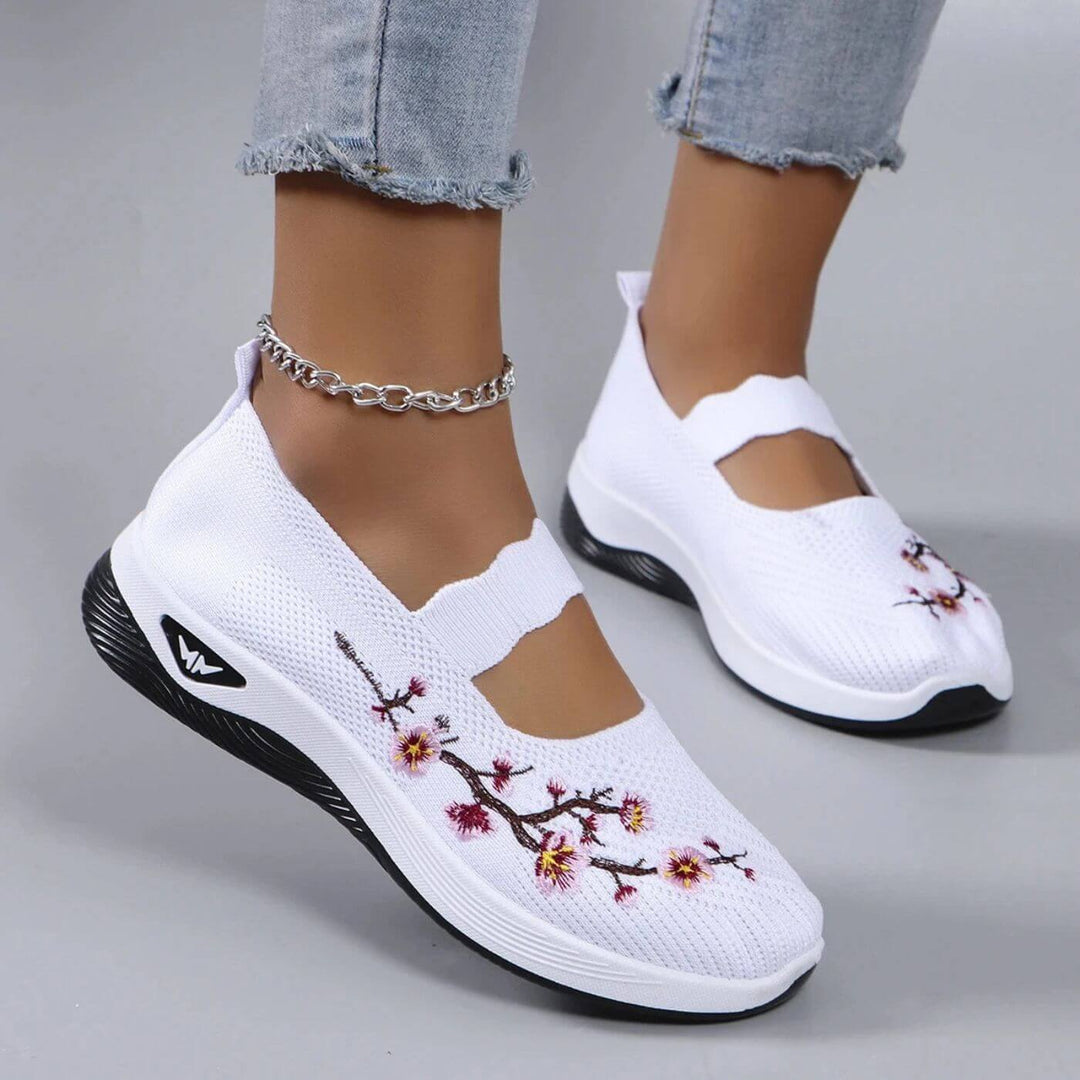 Paige – Non-slip Floral Orthopedic Shoes