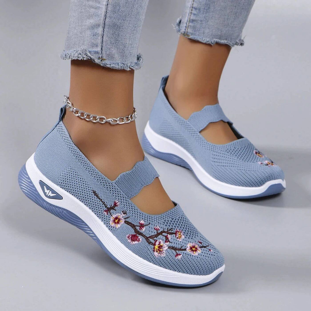 Paige – Non-slip Floral Orthopedic Shoes