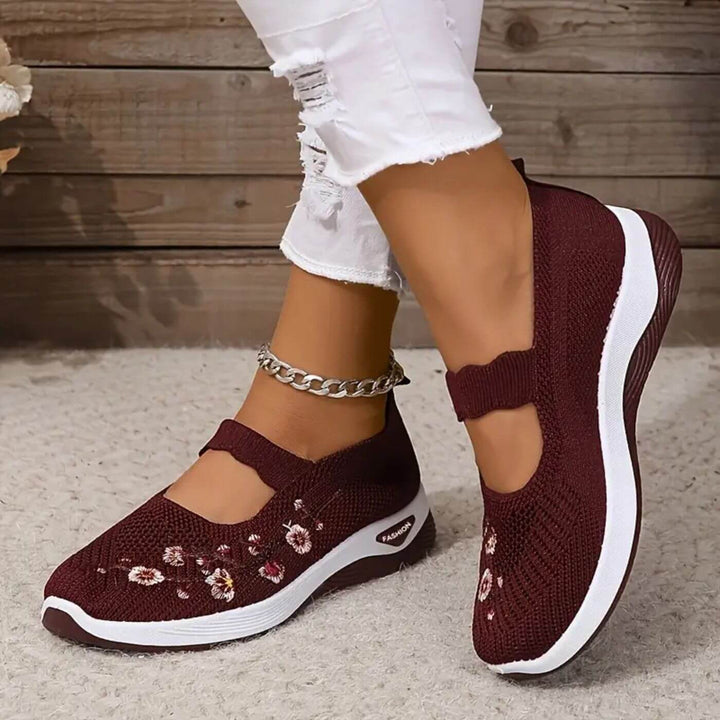 Paige – Non-slip Floral Orthopedic Shoes