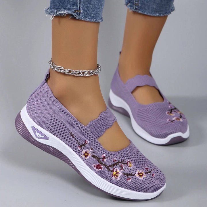 Paige – Non-slip Floral Orthopedic Shoes