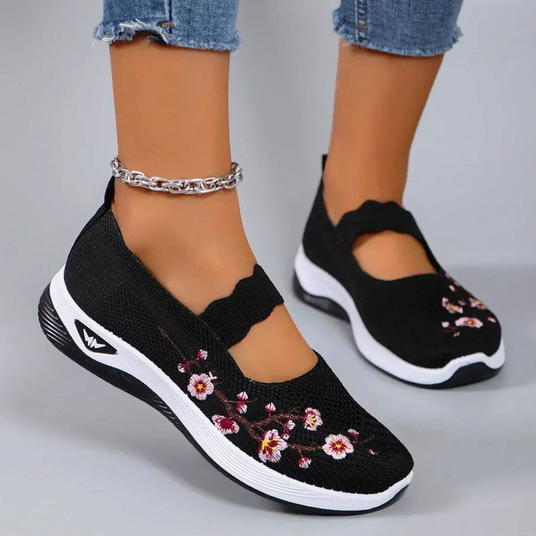 Paige – Non-slip Floral Orthopedic Shoes