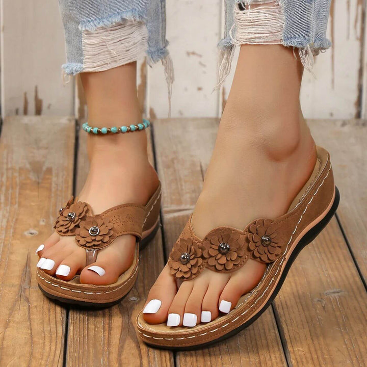 Shania – Comfortable Orthopedic Wedge Sandals