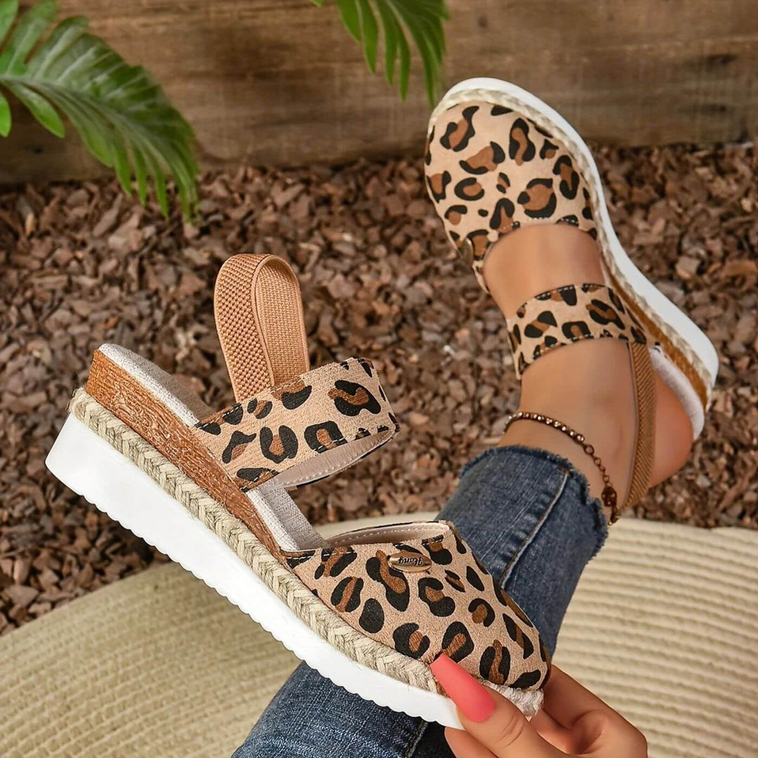 Tara - Elegant Closed Toe Orthopedic Wedge Sandals