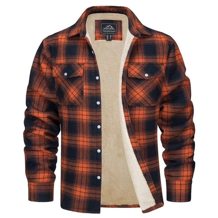 Theodore - Winter warm Fleece Lined Plaid Jacket