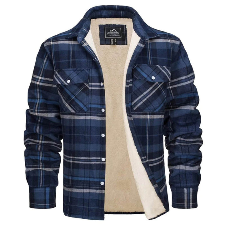 Theodore - Winter warm Fleece Lined Plaid Jacket