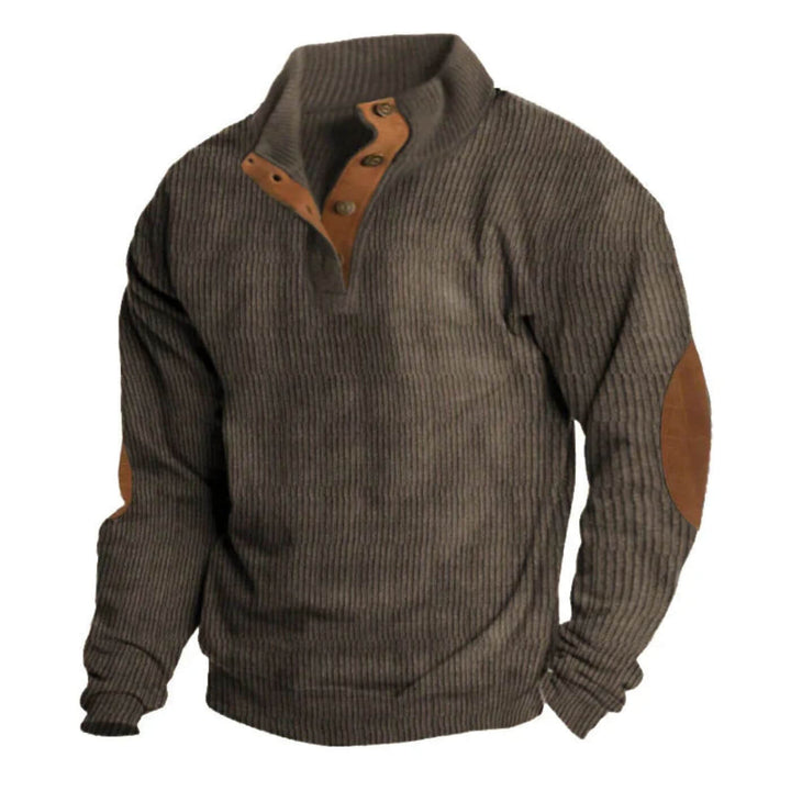 Timothy - Ribbed Lapel Collar Sweater