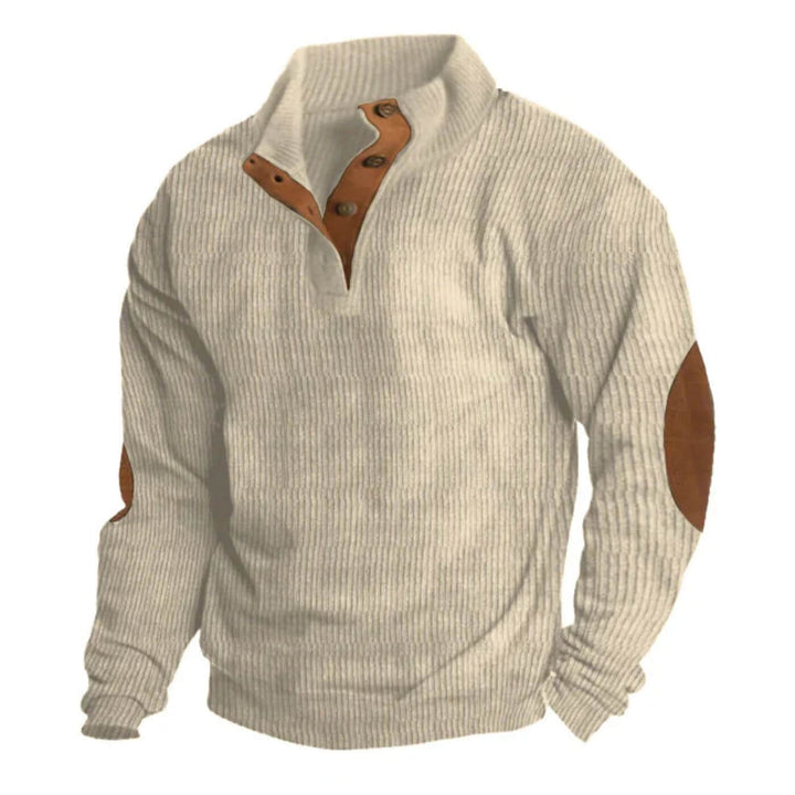 Timothy - Ribbed Lapel Collar Sweater