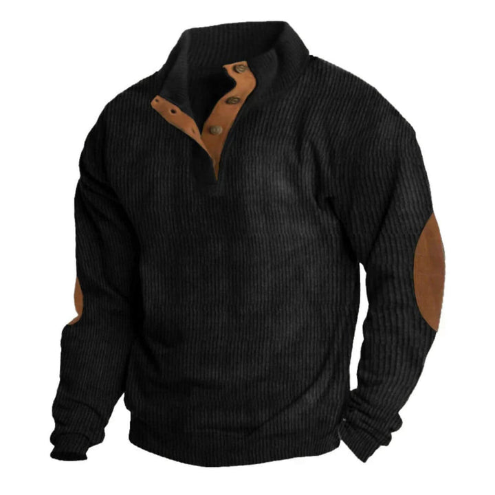 Timothy - Ribbed Lapel Collar Sweater
