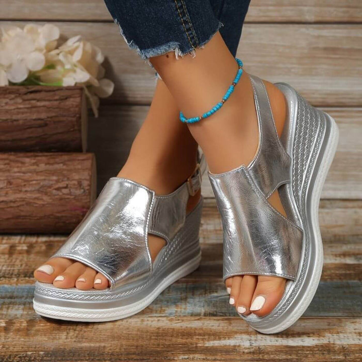 Valerie – Elegant Orthopedic Wedge Sandals