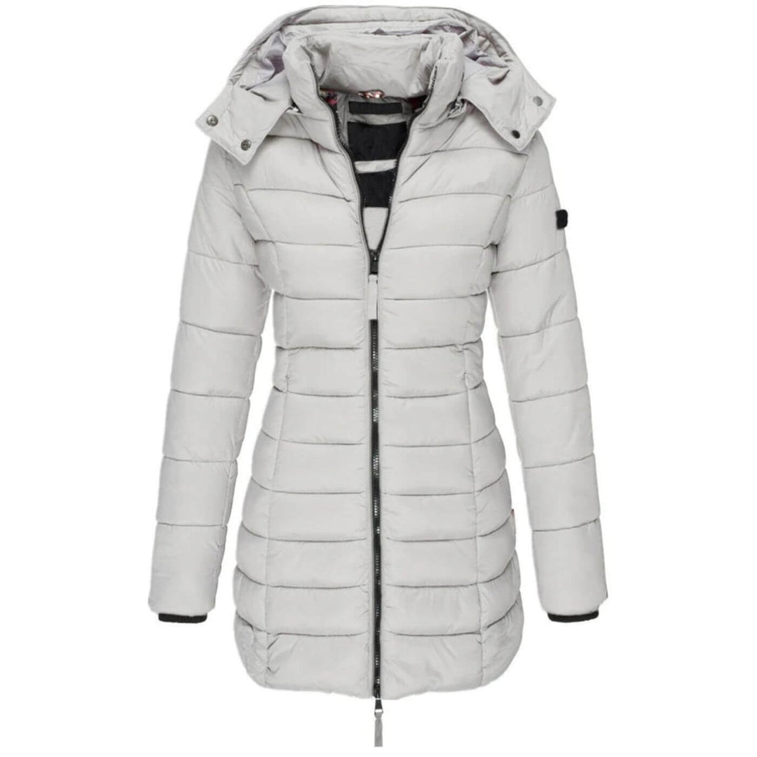 Victoria - Hooded Quilted Winter Jacket