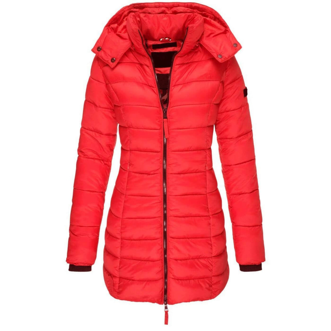 Victoria - Hooded Quilted Winter Jacket