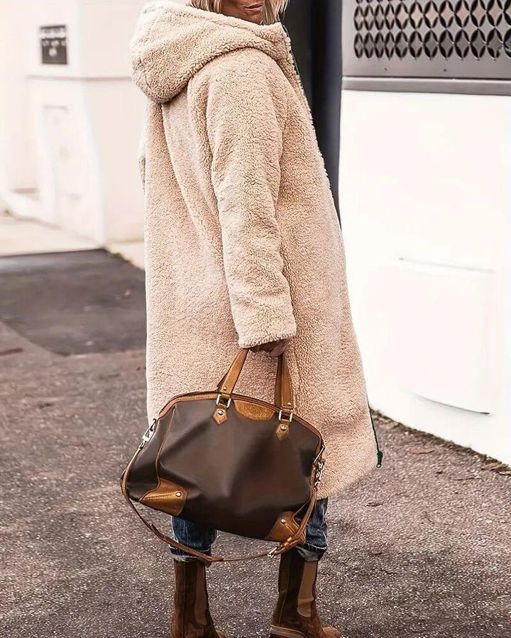 Vivian - Reversible Fleece Lined Winter Long Coat