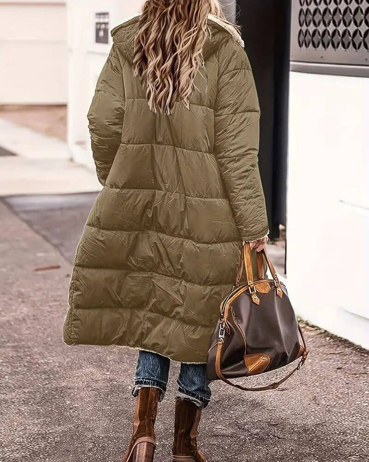Vivian - Reversible Fleece Lined Winter Long Coat