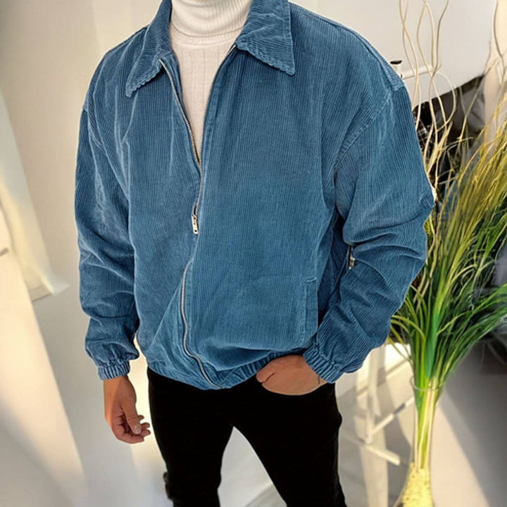 Waylon - Stylish Corduroy Zipper Jacket