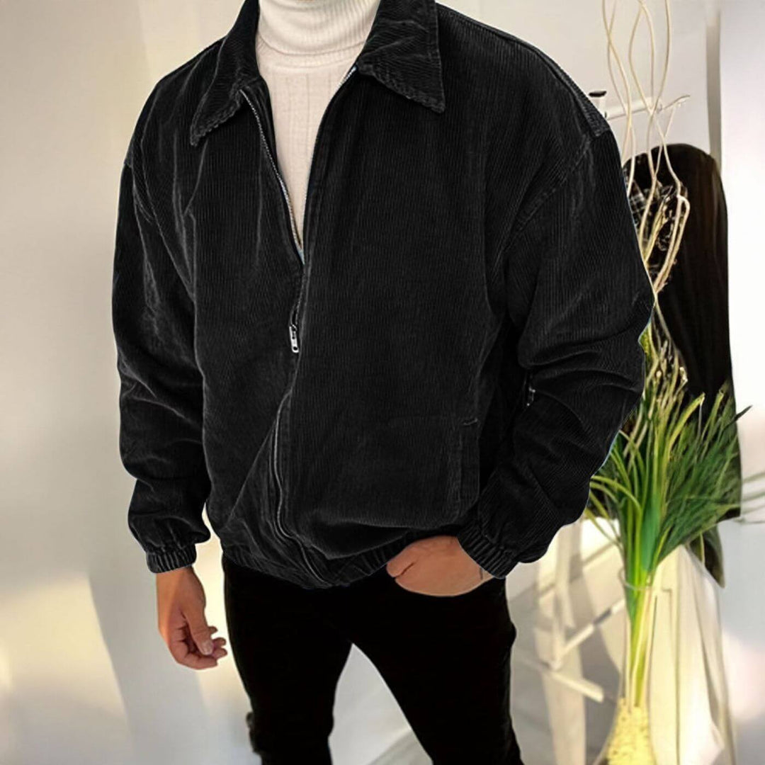 Waylon - Stylish Corduroy Zipper Jacket