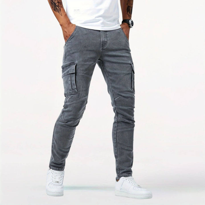 William - Denim Jeans Stretch Cargo Pants